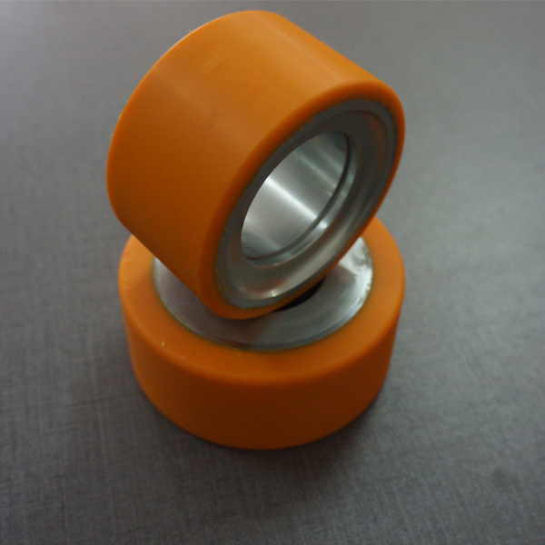 聚氨酯减震包脚轮 重型铁芯pu包胶轮 高承载高耐磨