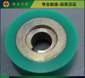 【厂家专业订做胶轮 传动滚轮 工业用脚轮 可轴承 铁芯聚氨酯包】价格_厂家_图片