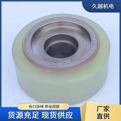 叉车配件辅助轮 聚氨酯PU轮 平衡轮胎 合力包胶轮 源头工厂 含税运